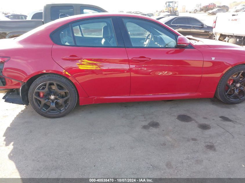 2022 Alfa Romeo Giulia Ti Rwd VIN: ZARFAMBN0N7660194 Lot: 40538470