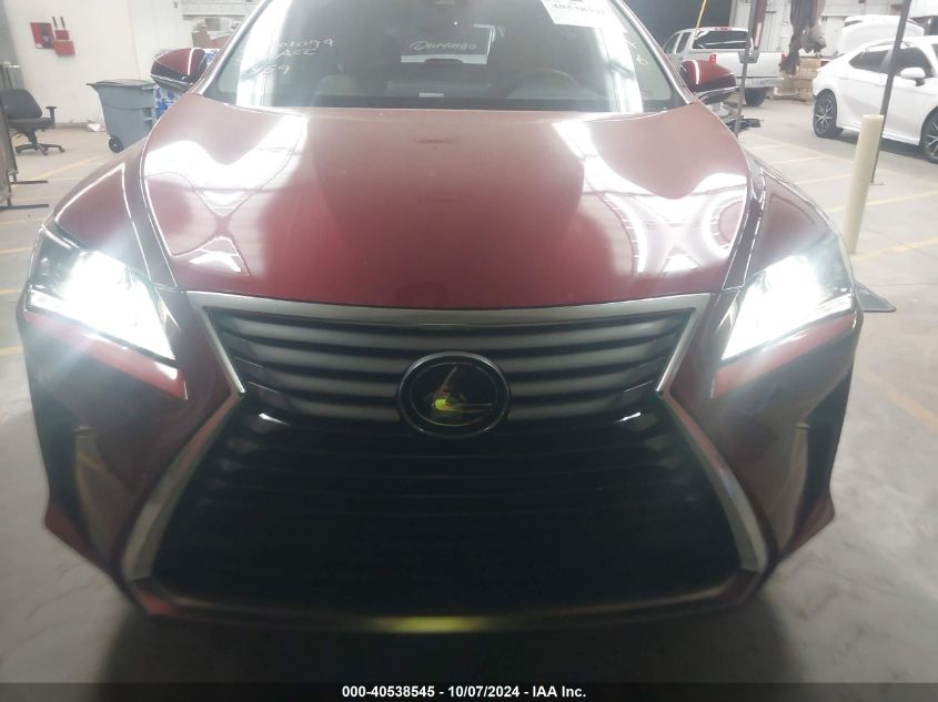 2017 Lexus Rx 350 VIN: 2T2ZZMCA9HC088469 Lot: 40538545