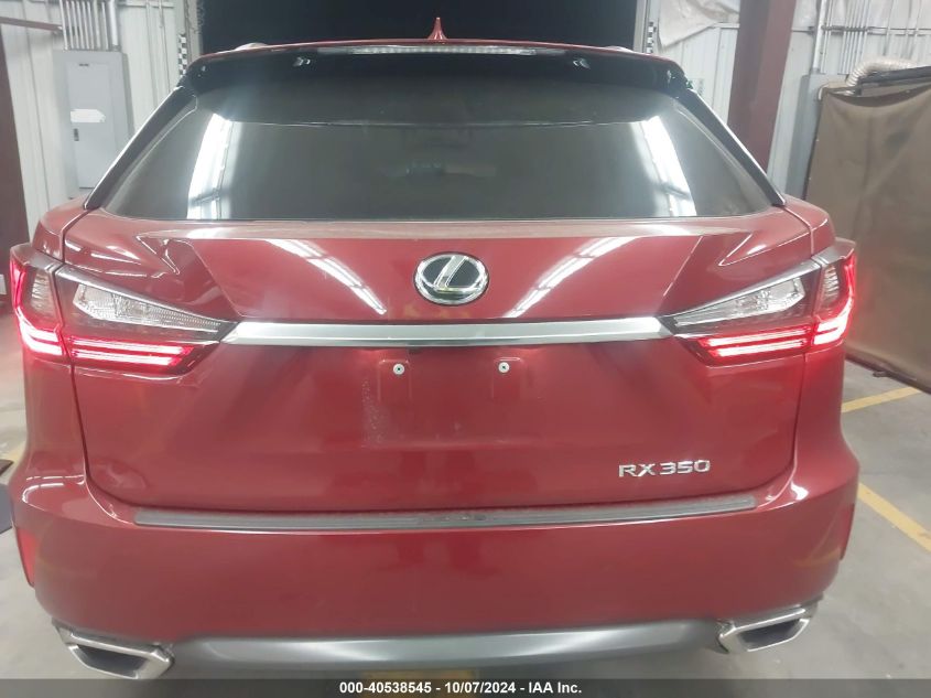 2017 Lexus Rx 350 VIN: 2T2ZZMCA9HC088469 Lot: 40538545