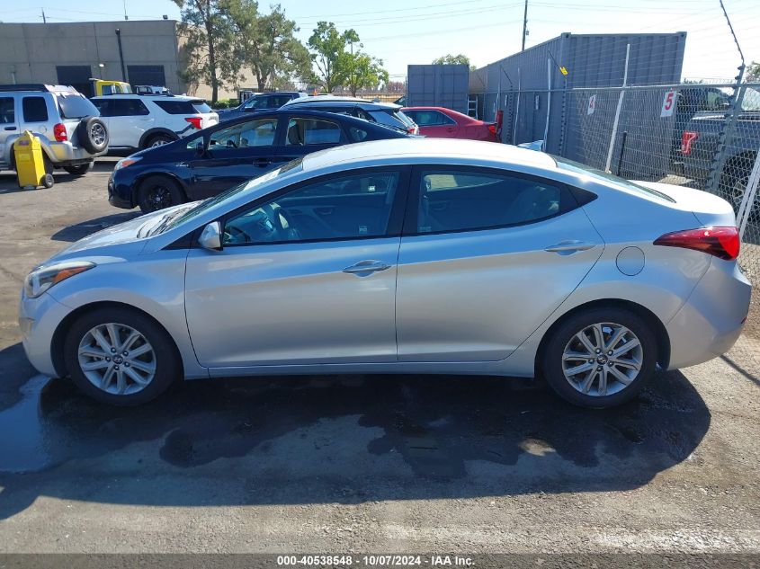 2016 HYUNDAI ELANTRA SE - 5NPDH4AE6GH721738