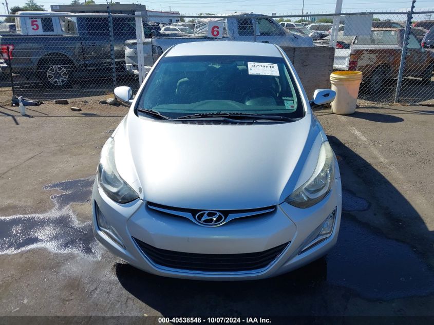 2016 HYUNDAI ELANTRA SE - 5NPDH4AE6GH721738