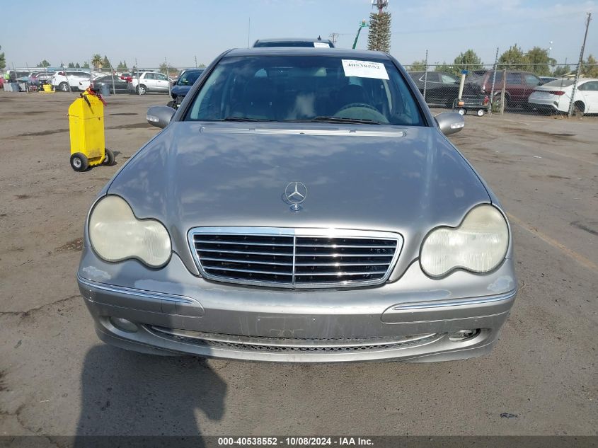 2004 Mercedes-Benz C 230 Kompressor Sport/Sport VIN: WDBRF40J44F472502 Lot: 40538552