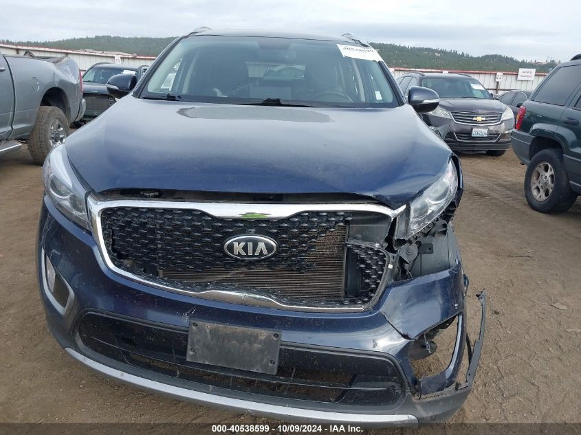 5XYPHDA50GG133323 2016 Kia Sorento 3.3L Ex