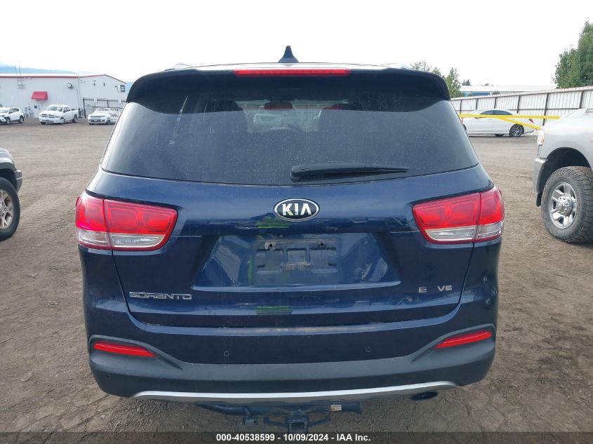 5XYPHDA50GG133323 2016 Kia Sorento 3.3L Ex