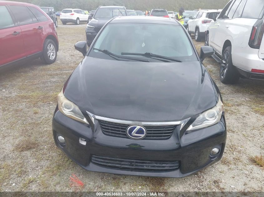 VIN JTHKD5BH8D2169446 2013 Lexus CT, 200H no.12