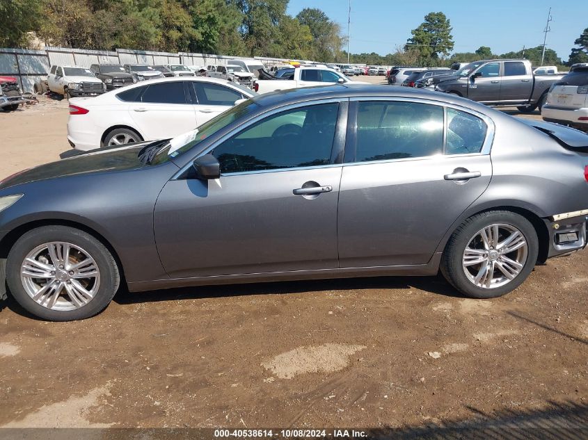 2012 Infiniti G37 Sport VIN: JN1CV6AP5CM628830 Lot: 40538614