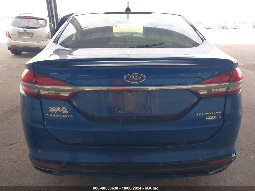 3FA6P0D90JR155668 2018 Ford Fusion Titanium