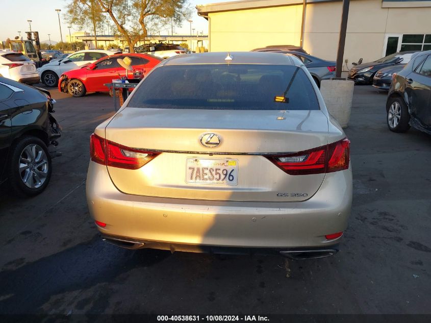 2013 Lexus Gs 350 VIN: JTHBE1BL6D5019764 Lot: 40538631