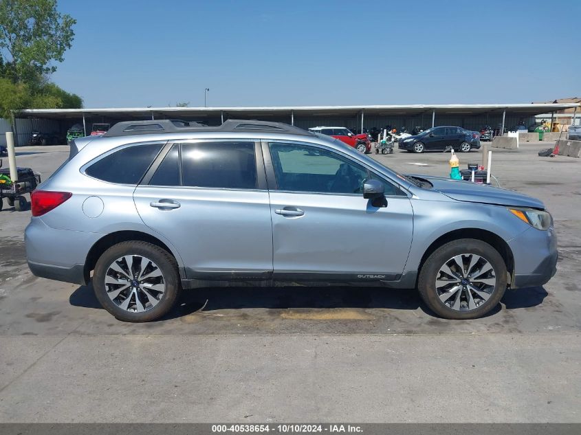 2015 Subaru Outback 2.5I Limited VIN: 4S4BSALC1F3252812 Lot: 40538654