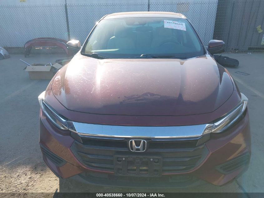 2019 Honda Insight Ex VIN: 19XZE4F54KE017994 Lot: 40538660