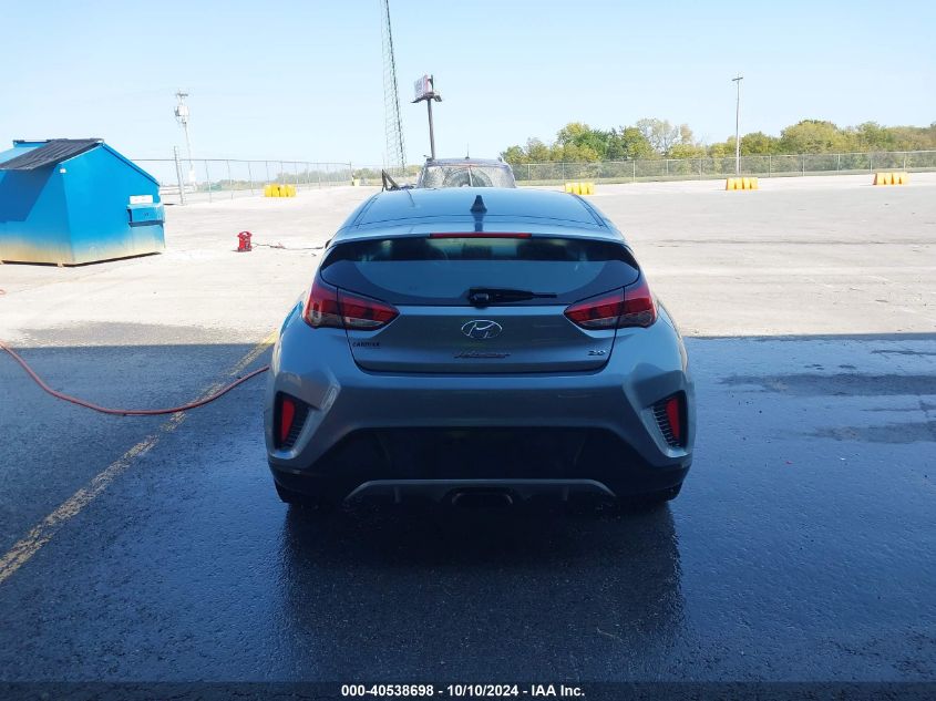 2019 Hyundai Veloster 2.0 VIN: KMHTG6AF7KU019764 Lot: 40538698