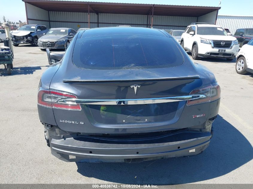 2015 Tesla Model S P85D VIN: 5YJSA1H44FF082134 Lot: 40538742