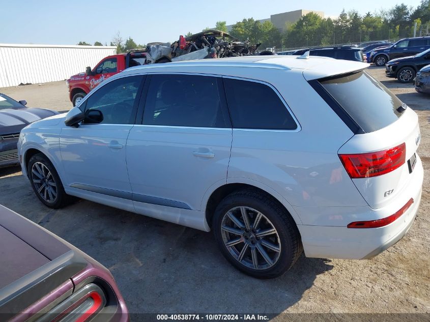 2019 Audi Q7 45 Premium VIN: WA1LHAF77KD044020 Lot: 40538774