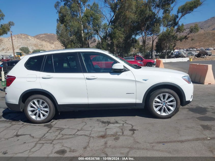 2016 BMW X3 XDRIVE28I - 5UXWX9C50G0D80339