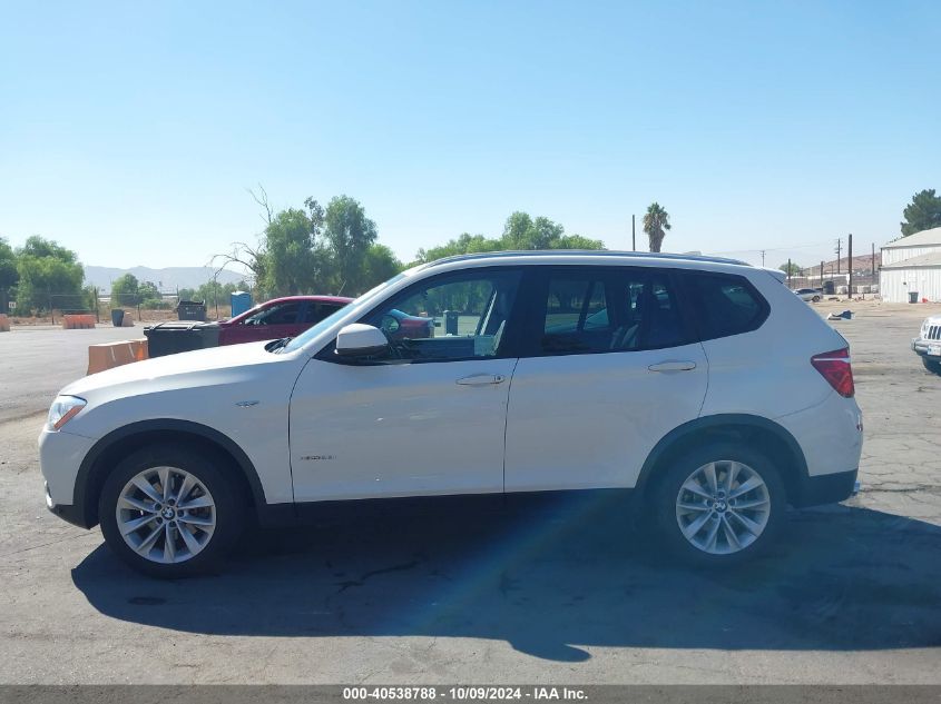 2016 BMW X3 XDRIVE28I - 5UXWX9C50G0D80339