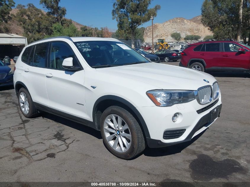 2016 BMW X3 XDRIVE28I - 5UXWX9C50G0D80339