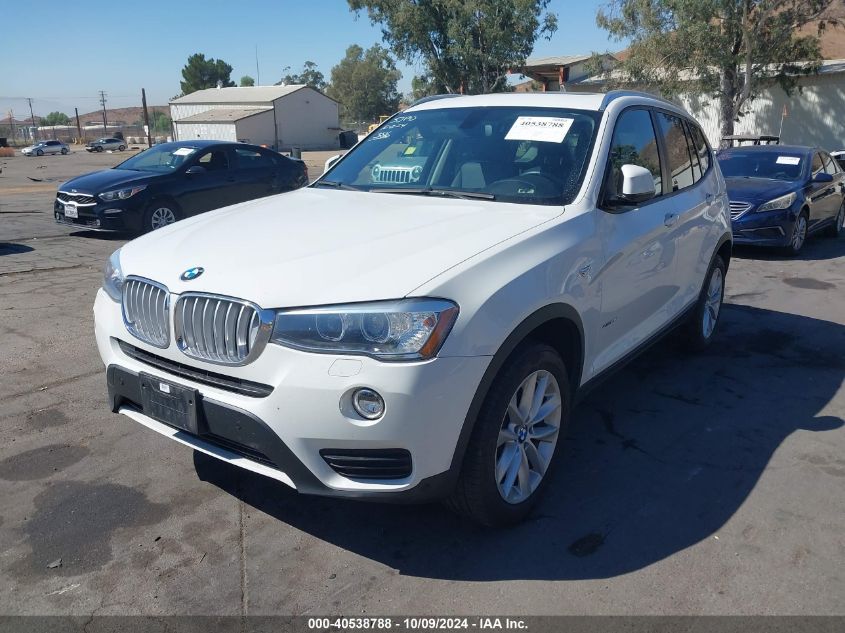 2016 BMW X3 XDRIVE28I - 5UXWX9C50G0D80339