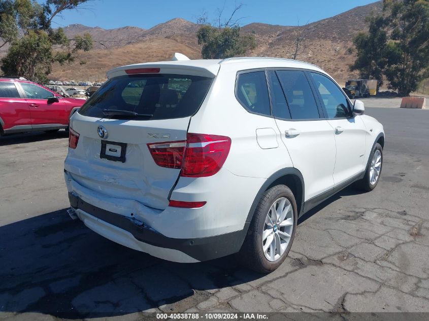 2016 BMW X3 XDRIVE28I - 5UXWX9C50G0D80339