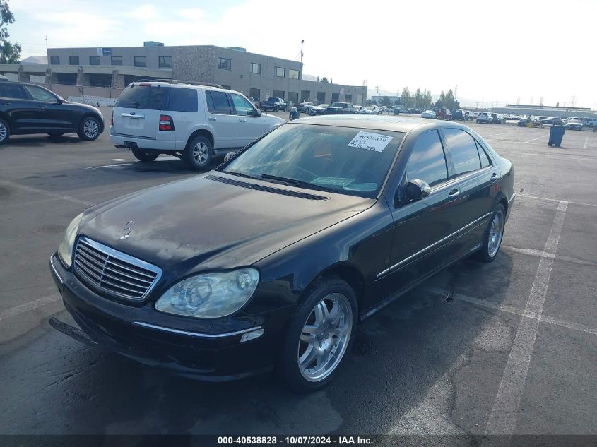 2002 Mercedes-Benz S 430 430 VIN: WDBNG70J72A234411 Lot: 40538828