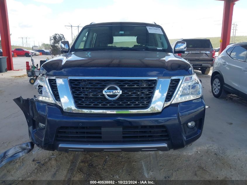 2020 Nissan Armada Sl 2Wd VIN: JN8AY2ND2L9110167 Lot: 40538852