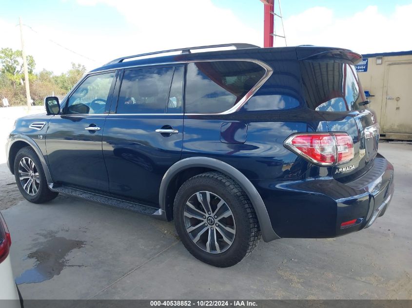 2020 Nissan Armada Sl 2Wd VIN: JN8AY2ND2L9110167 Lot: 40538852