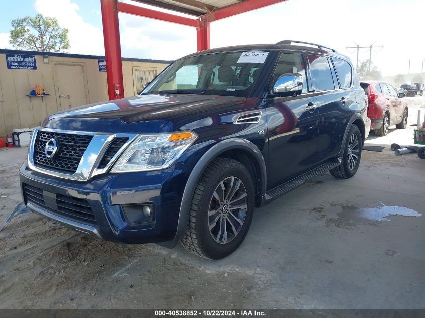 2020 Nissan Armada Sl 2Wd VIN: JN8AY2ND2L9110167 Lot: 40538852