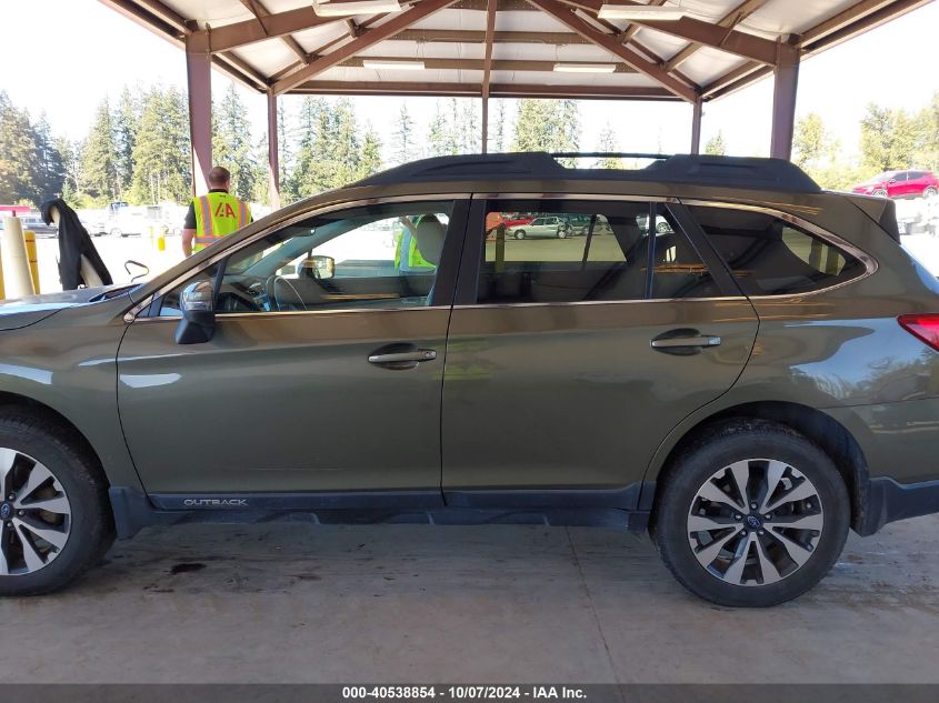 2015 Subaru Outback 2.5I Limited VIN: 4S4BSAJC9F3244900 Lot: 40538854