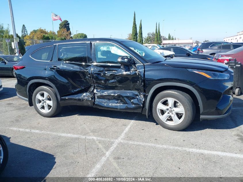 2021 Toyota Highlander Le VIN: 5TDZZRAHXMS042328 Lot: 40538892