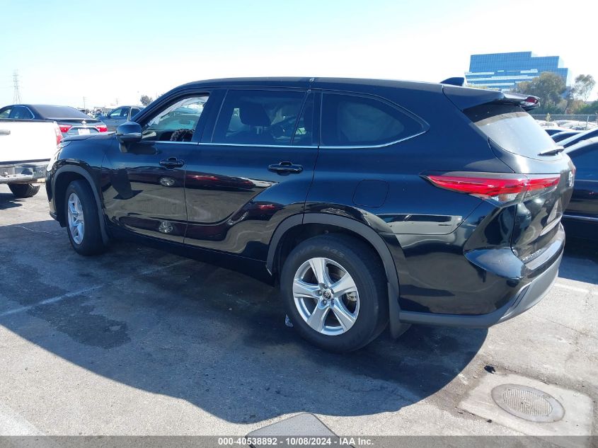 2021 Toyota Highlander Le VIN: 5TDZZRAHXMS042328 Lot: 40538892