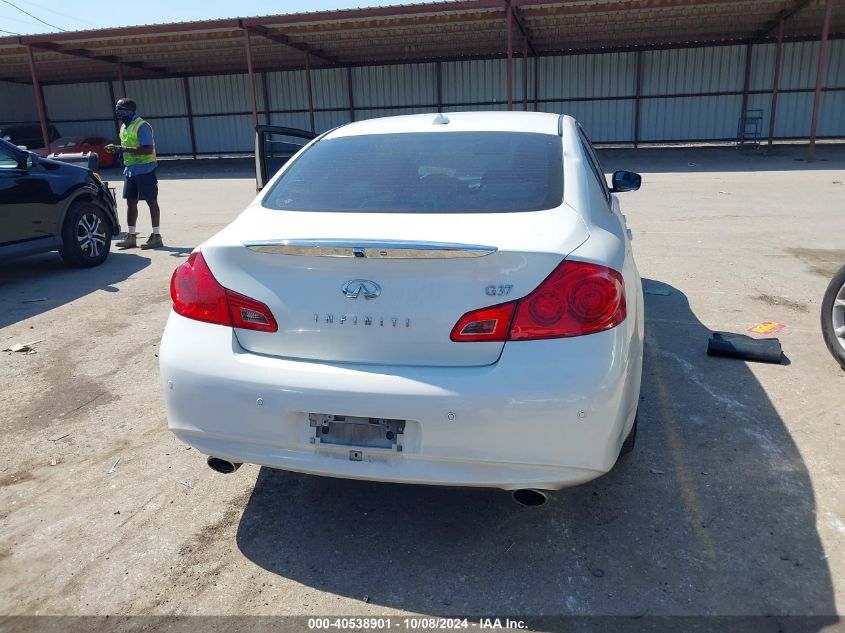 2013 Infiniti G37 Journey VIN: JN1CV6AP7DM724590 Lot: 40538901