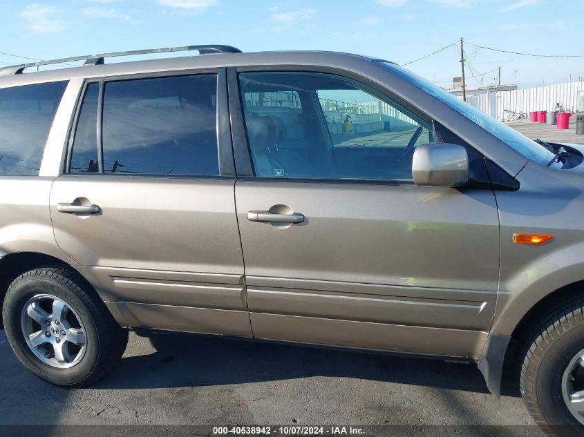 2006 Honda Pilot Ex-L VIN: 5FNYF28506B022118 Lot: 40538942