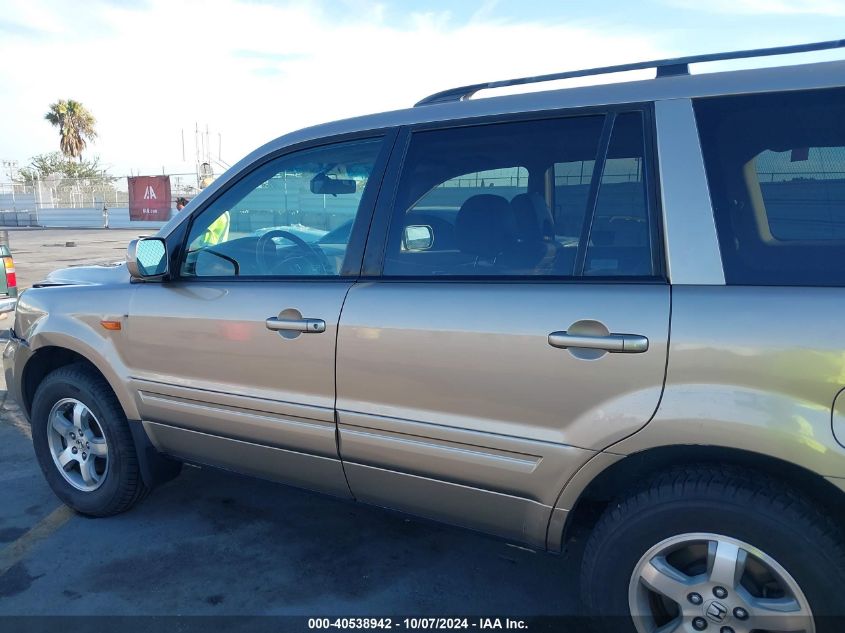 2006 Honda Pilot Ex-L VIN: 5FNYF28506B022118 Lot: 40538942