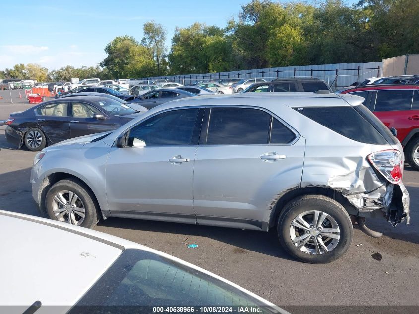 2017 Chevrolet Equinox Ls VIN: 2GNALBEKXH1606687 Lot: 40538956