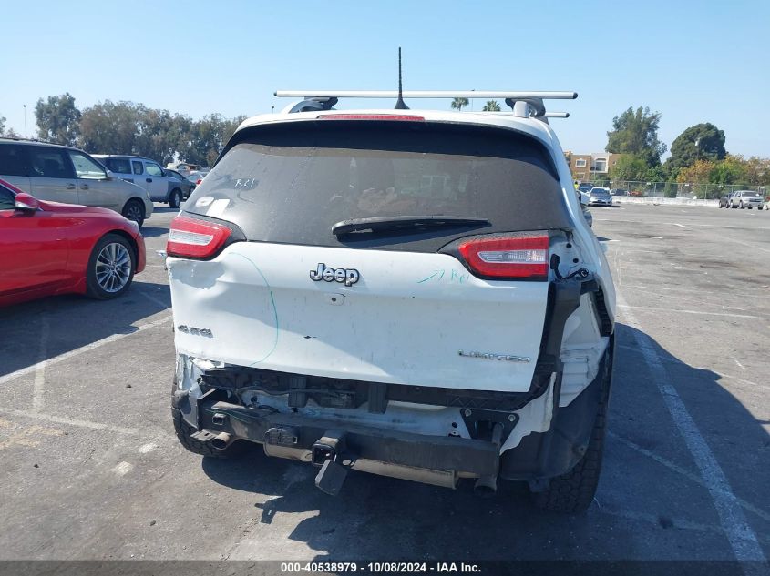 2016 Jeep Cherokee Limited VIN: 1C4PJMDS6GW251692 Lot: 40538979