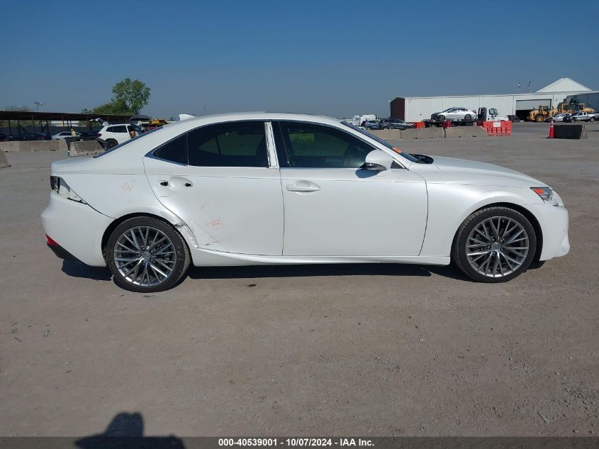 2014 Lexus Is 250 VIN: JTHBF1D21E5006245 Lot: 40539001