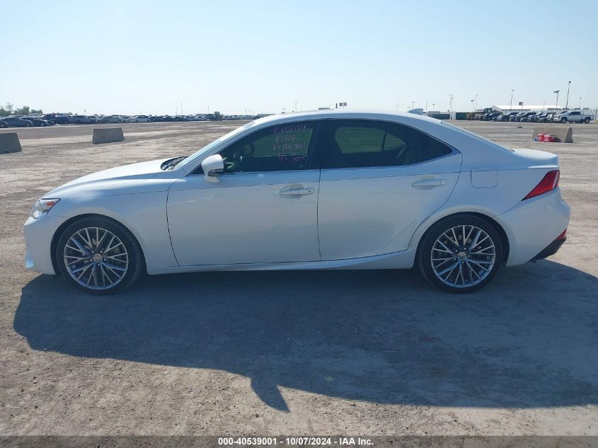 2014 Lexus Is 250 VIN: JTHBF1D21E5006245 Lot: 40539001