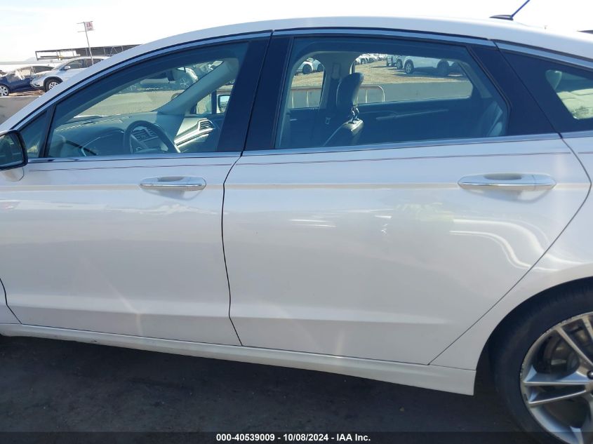 2014 Ford Fusion Titanium VIN: 3FA6P0D94ER250756 Lot: 40539009