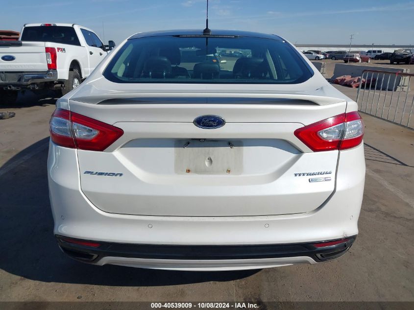 2014 Ford Fusion Titanium VIN: 3FA6P0D94ER250756 Lot: 40539009