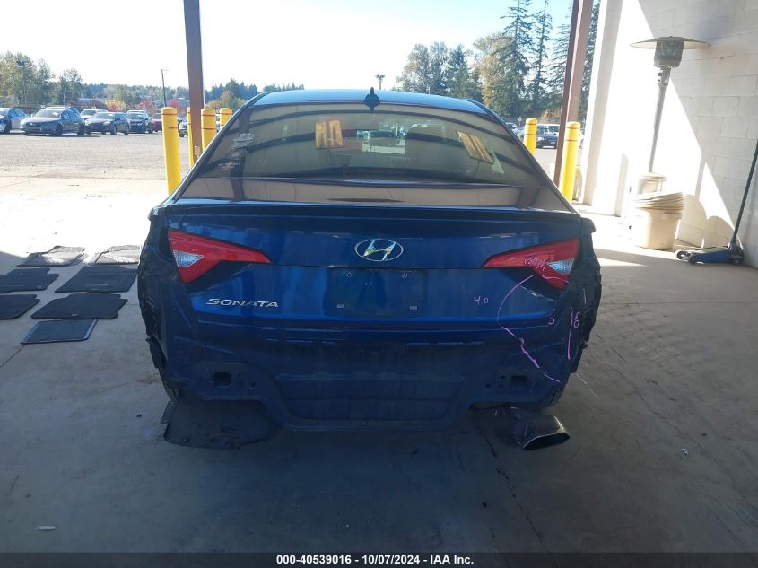 2017 HYUNDAI SONATA SE - 5NPE24AF4HH558362