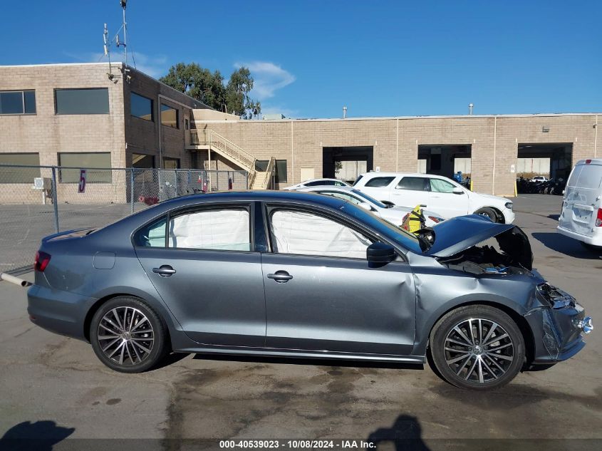 2016 Volkswagen Jetta 1.8T Sport VIN: 3VWD17AJ7GM232842 Lot: 40539023