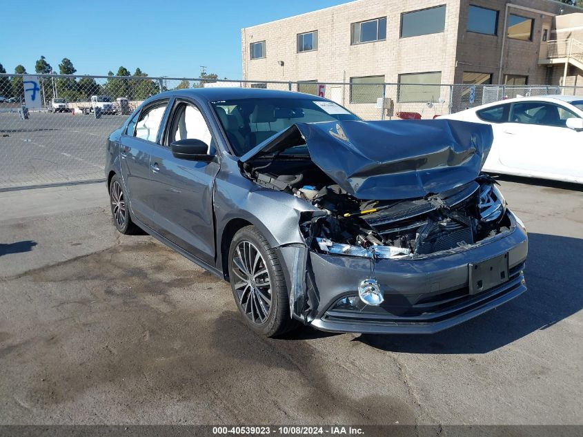 2016 Volkswagen Jetta 1.8T Sport VIN: 3VWD17AJ7GM232842 Lot: 40539023