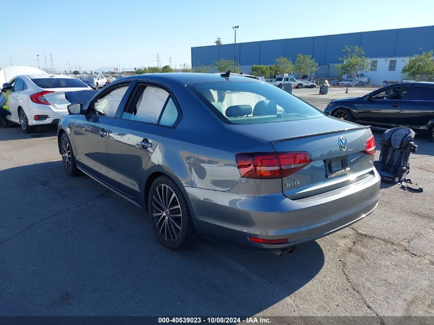 2016 Volkswagen Jetta 1.8T Sport VIN: 3VWD17AJ7GM232842 Lot: 40539023