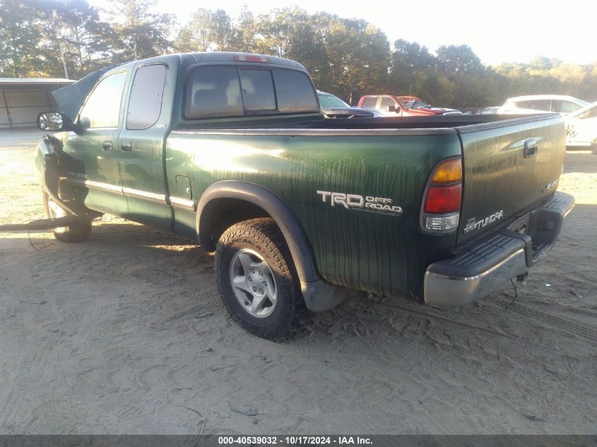 2002 Toyota Tundra Access Cab/Access Cab Sr5 VIN: 5TBBT44192S313132 Lot: 40539032