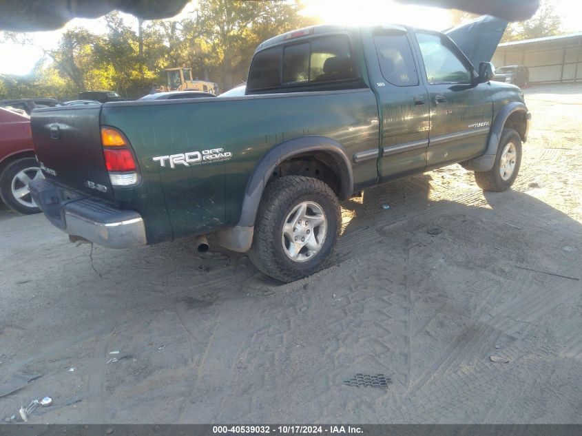 2002 Toyota Tundra Access Cab/Access Cab Sr5 VIN: 5TBBT44192S313132 Lot: 40539032