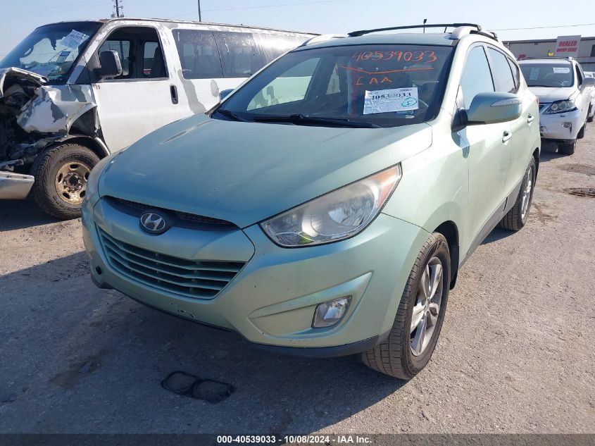 2013 Hyundai Tucson Gls/Limited VIN: KM8JU3AC2DU685972 Lot: 40539033