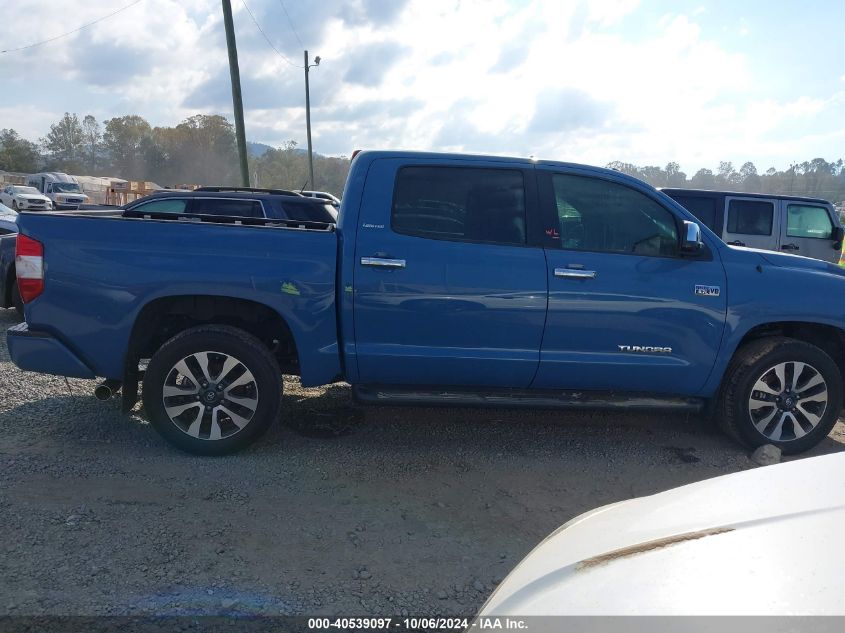 2019 Toyota Tundra Crewmax Limited VIN: 5TFHY5F17KX794210 Lot: 40539097