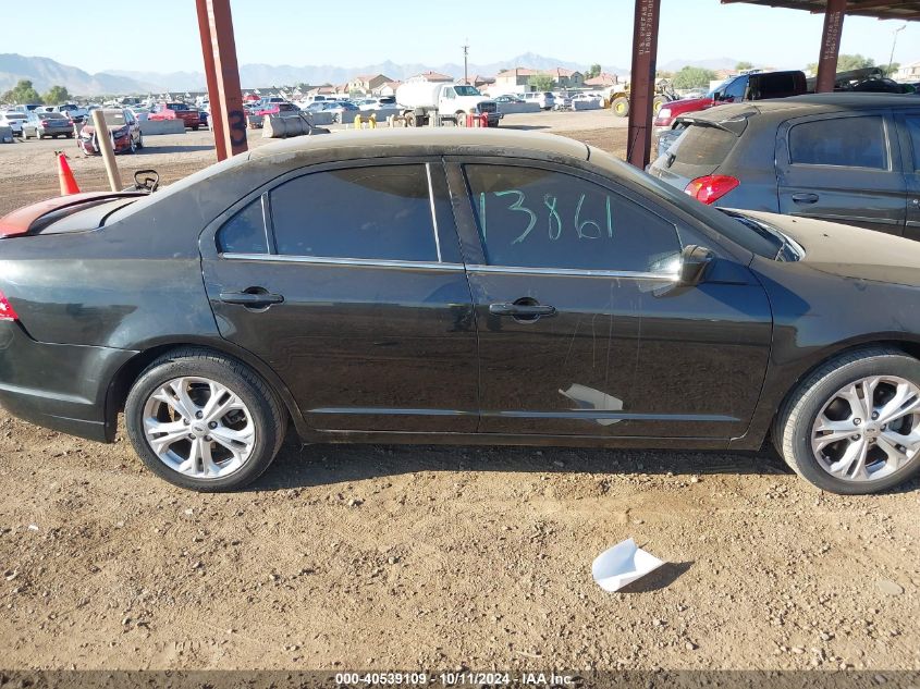 2012 Ford Fusion Se VIN: 3FAHP0HG8CR341172 Lot: 40539109