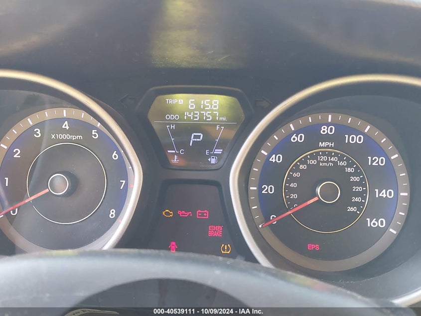 KMHDH4AE1BU100790 2011 Hyundai Elantra Limited (Ulsan Plant)