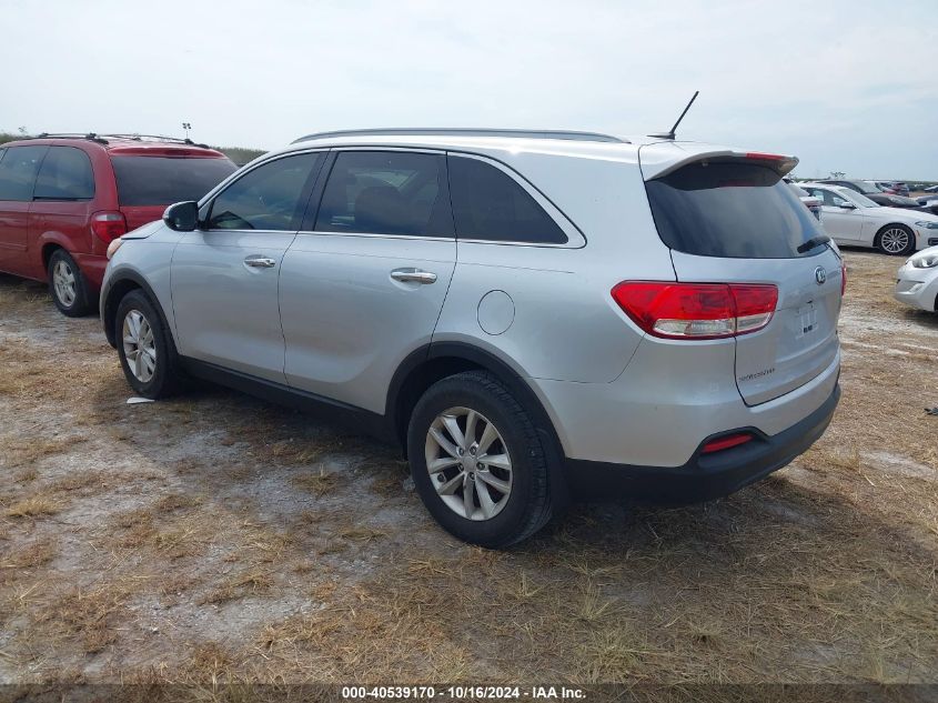 2017 Kia Sorento 2.4L Lx VIN: 5XYPG4A38HG265023 Lot: 40539170