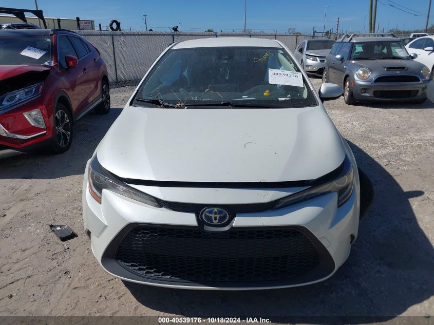 2020 Toyota Corolla Hybrid Le VIN: JTDEBRBE4LJ000143 Lot: 40539176